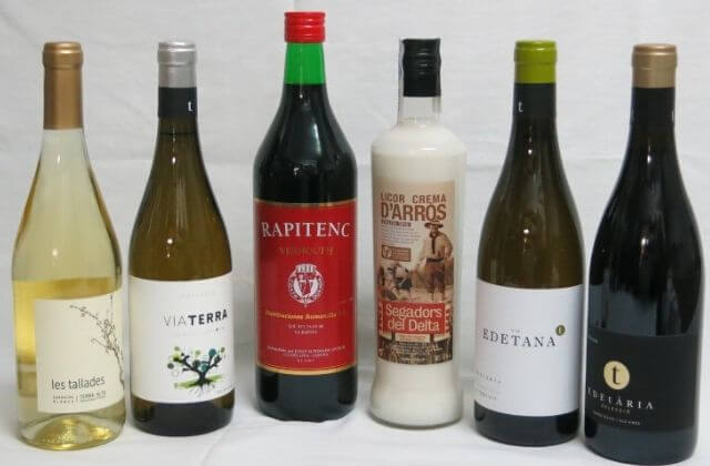 Vermut Rapitenc, Vins i licors de les comarques catalanes de les Terres de l'Ebre.